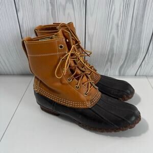 LL Bean Maine Hunting Shoes Women’s Size 9 Made In USA 1980s Vintage Duck Boots